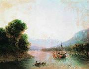 Ivan Aivazovsky, The Rioni River in Georgia